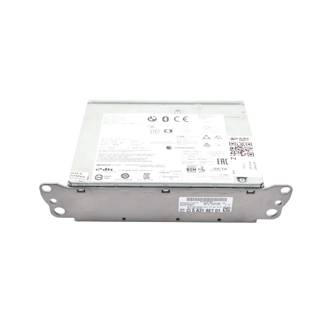 Radio Stereo Head Unit MGU HU Alta per BMW X3 G01 con numero di parte 5A318E7 BMW X3 G01 Radio Stereo Head Unit MGU HU Alta - SKU 5A318E7 - Numero di parte 5A318E7