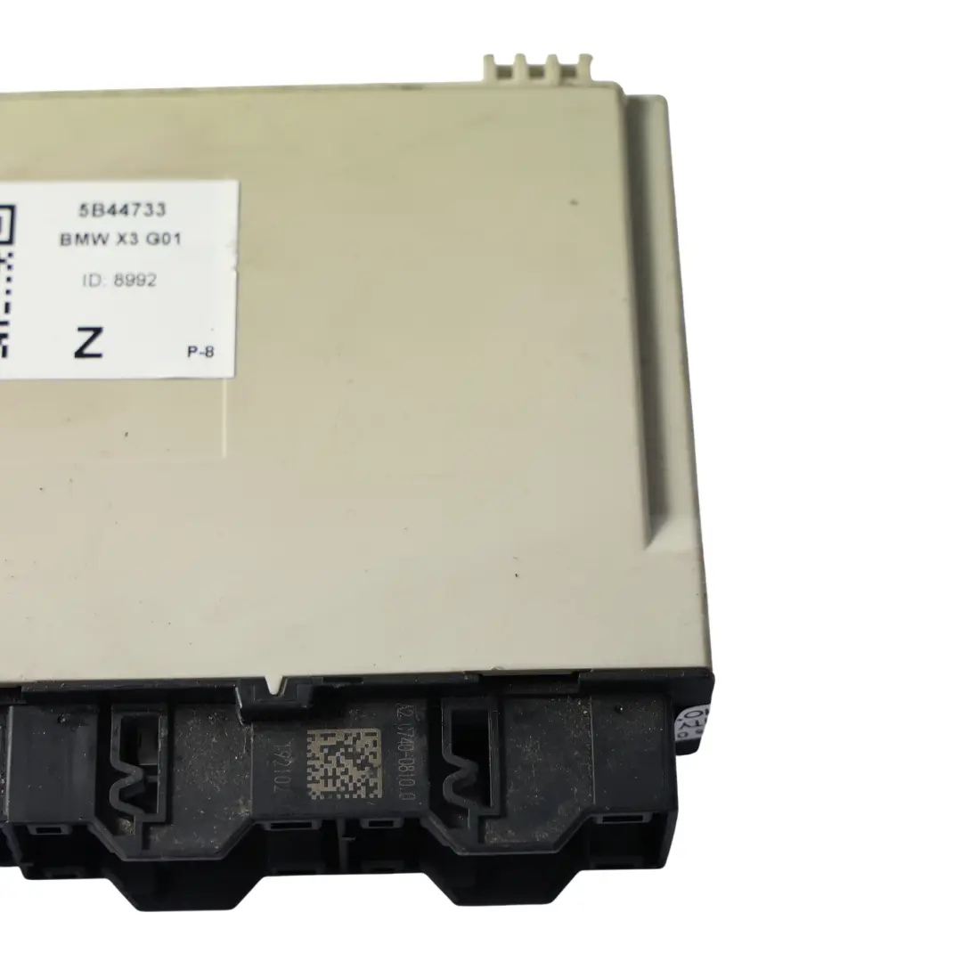 BMW X3 G01 X4 G02 Module Commande Siège Conducteur Chauffant Mémoire - SKU 5B44733 - Numéro de pièce 5B44733