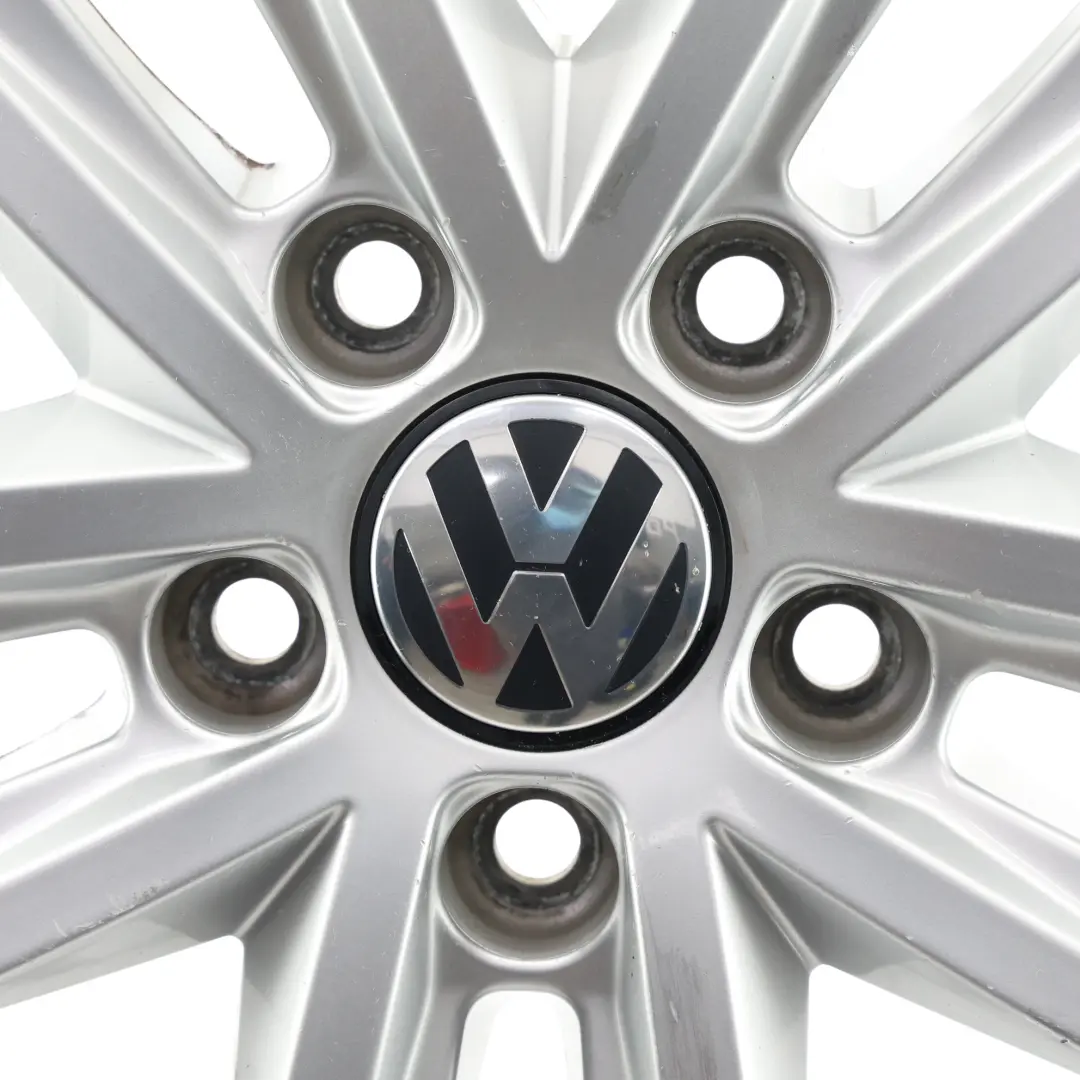 Volkswagen Jetta A6 Silver Wheel Alloy Rim 17" 7J ET:54 - SKU 5C0601025AN-1 - Part number 5C0601025AN