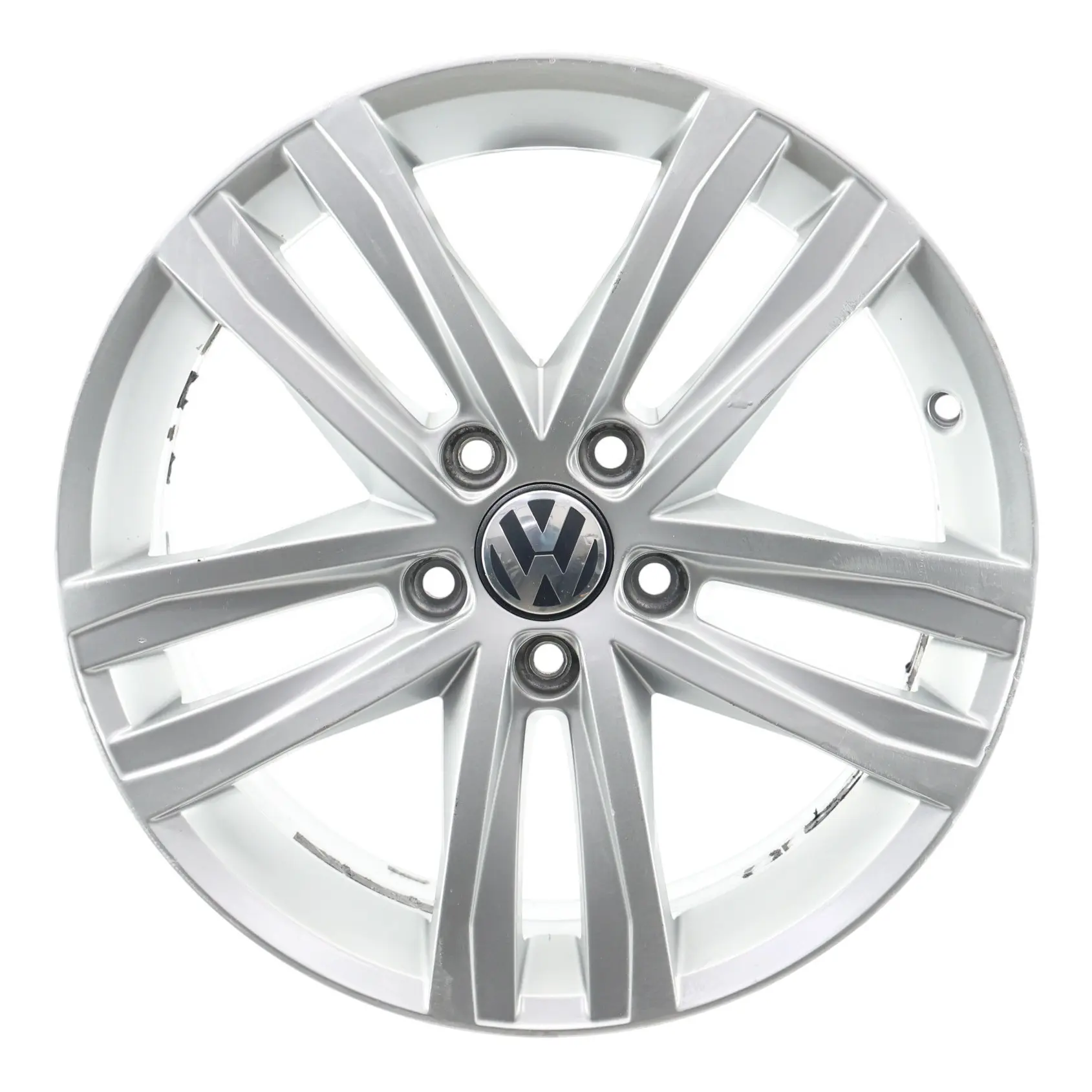 Volkswagen Jetta Silver Wheel Alloy Rim 17" 7J ET:54 5C0601025AN