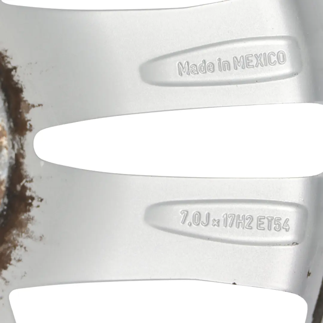 Volkswagen Jetta Silver Wheel Alloy Rim 17" 7J ET:54 - SKU 5C0601025AN-3 - Part number 5C0601025AN