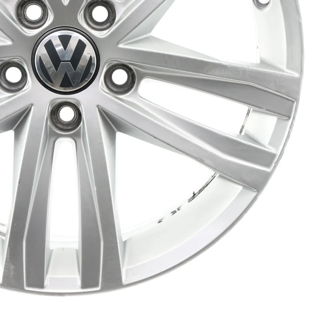 Volkswagen Jetta Silver Wheel Alloy Rim 17" 7J ET:54 - SKU 5C0601025AN-3 - Part number 5C0601025AN