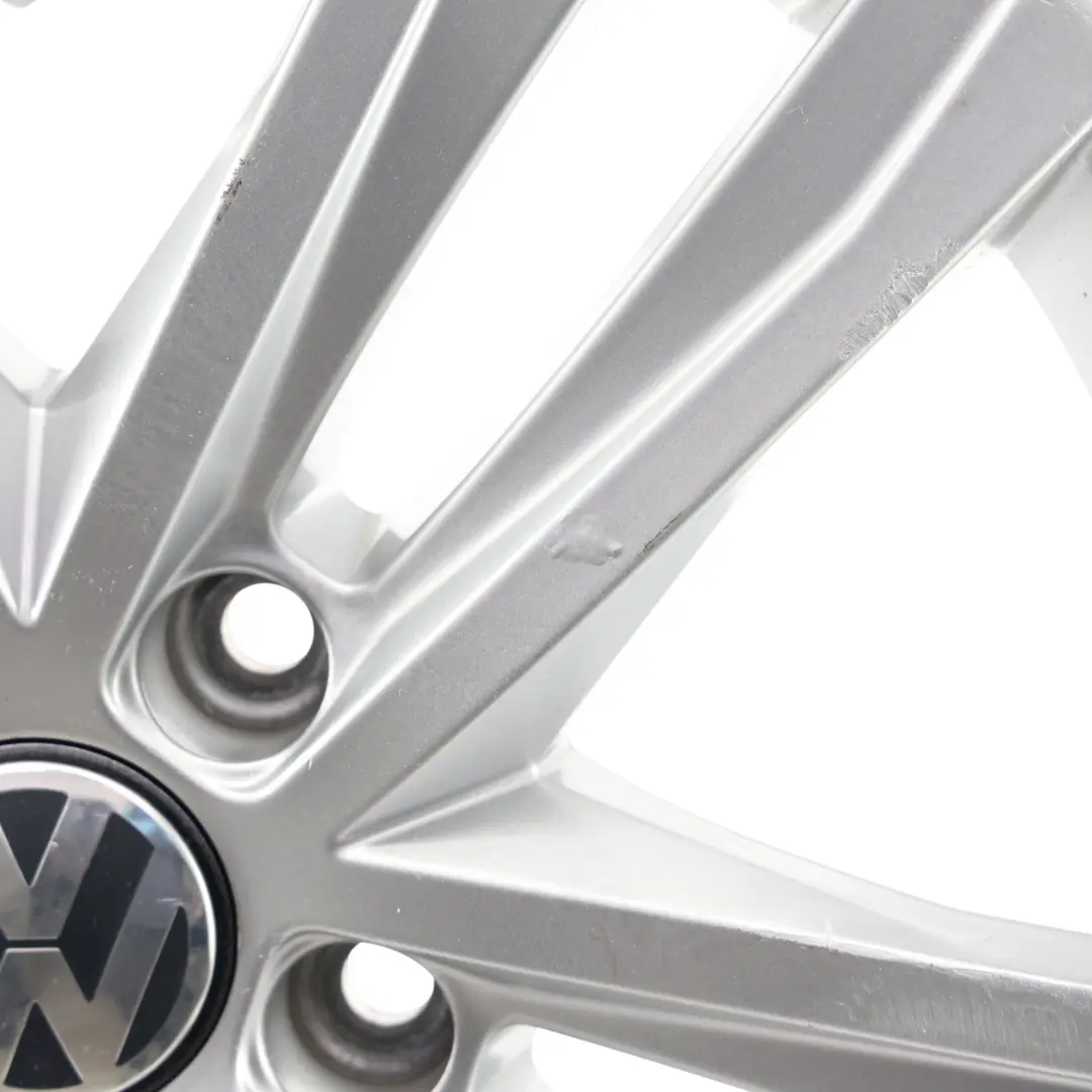 Volkswagen Jetta Silver Wheel Alloy Rim 17" 7J ET:54 - SKU 5C0601025AN-3 - Part number 5C0601025AN