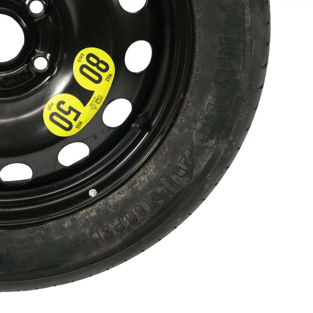 Spare Wheel Steel R16 Tyre 6J 125/90 3JX16 to VW Volkswagen New Beetle with Part number 5C0601027B VW Volkswagen New Beetle Spare Wheel Steel R16 Tyre 6J 125/90 3JX16 - SKU 5C0601027B - Part number 5C0601027B