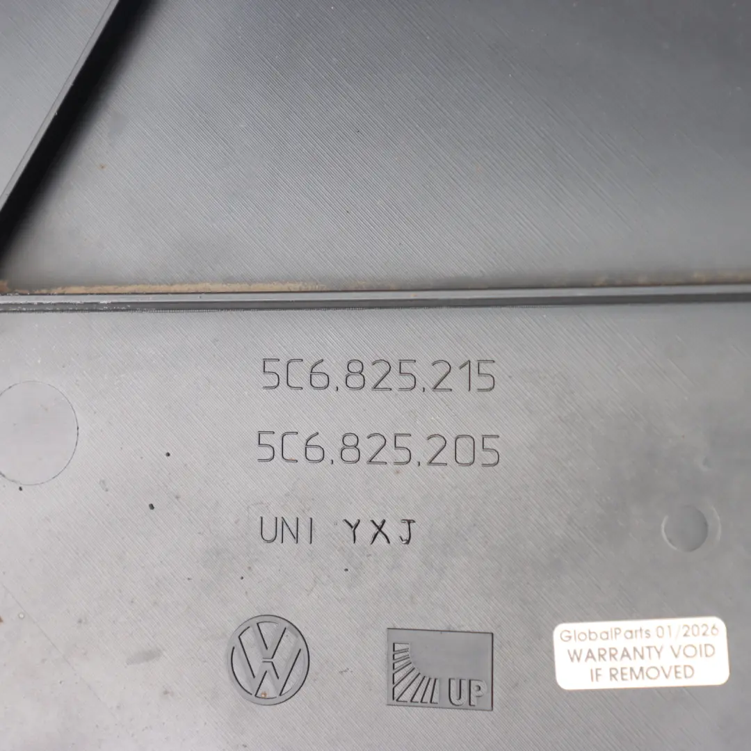 Mk6 Underbody Trim Shield Cover Panel Rear to Volkswagen VW Jetta with Part number 5C6825205 Volkswagen VW Jetta Mk6 Underbody Trim Shield Cover Panel Rear - SKU 5C6825205 - Part number 5C6825205