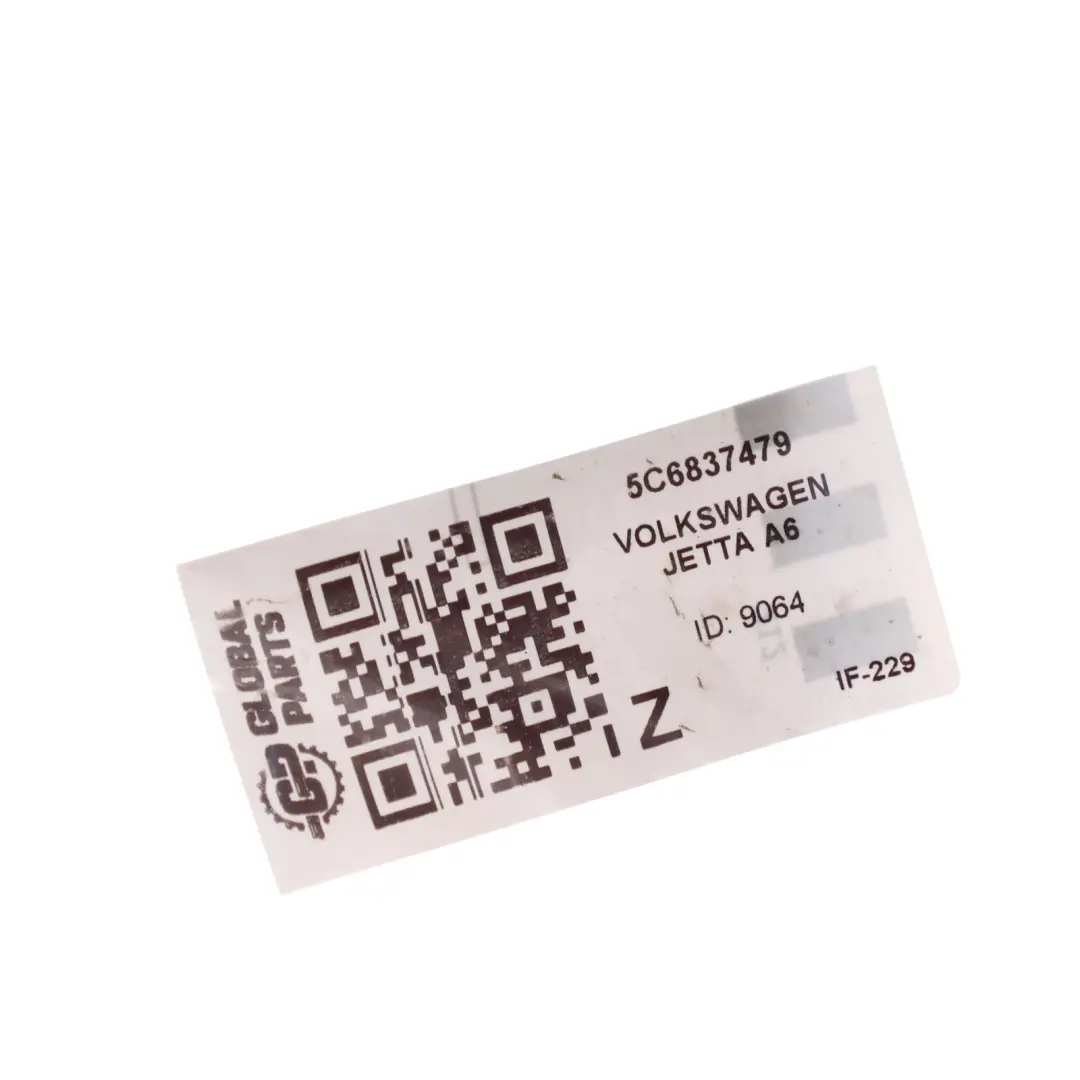 Volkswagen Jetta A6 Joint Caoutchouc Garniture Vitre Avant Gauche - SKU 5C6837479 - Numéro de pièce 5C6837479