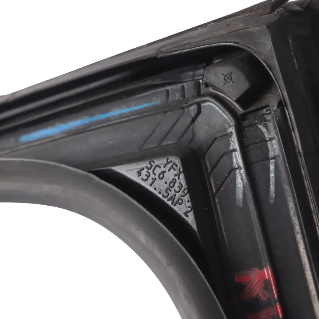 Winow Guide Seal Gasket Rubber Rear Left N/S to Volkswagen VW Jetta A6 with Part number 5C6839431 Volkswagen VW Jetta A6 Winow Guide Seal Gasket Rubber Rear Left N/S - SKU 5C6839431 - Part number 5C6839431