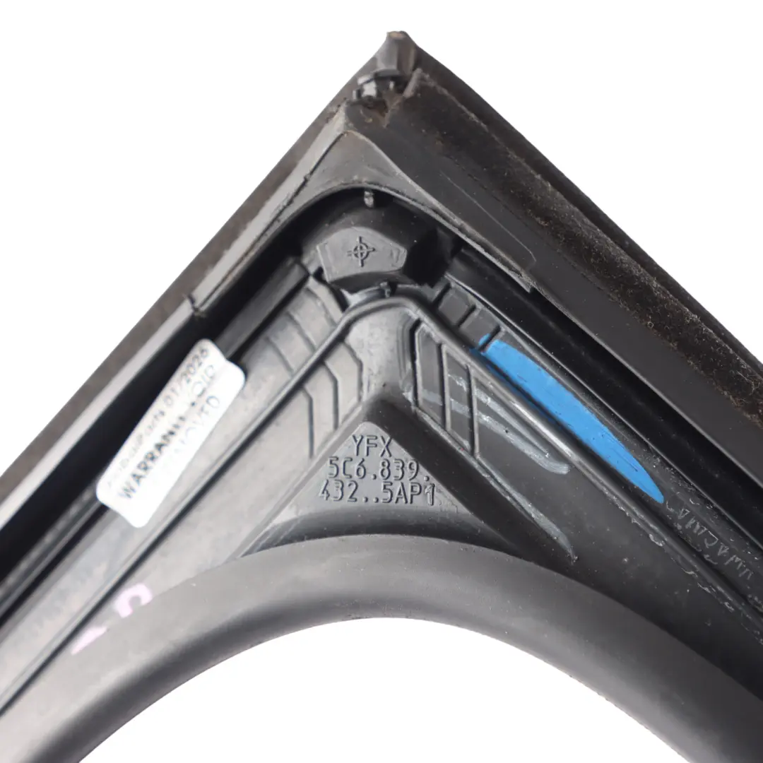 Volkswagen VW Jetta A6 Winow Guide Seal Gasket Rubber Rear Right O/S - SKU 5C6839432 - Part number 5C6839432