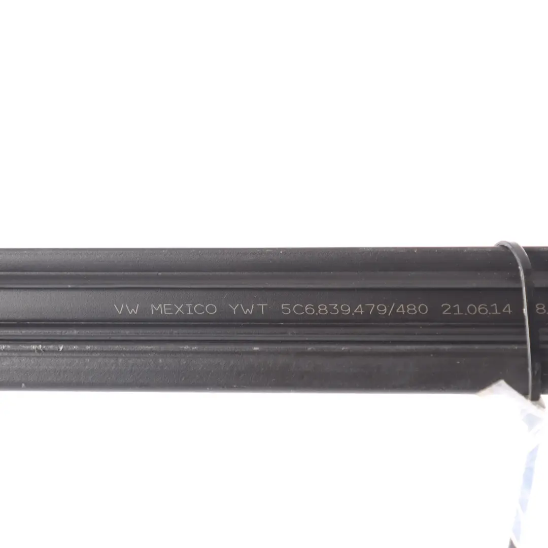Volkswagen Jetta A6 Mk6 Rear Door Window Strip Seal Inner Left N/S - SKU 5C6839479 - Part number 5C6839479