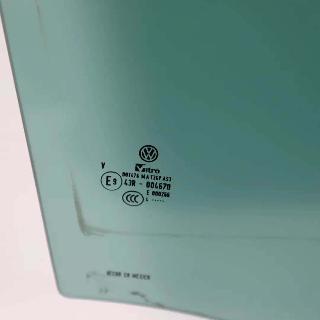 Mk4 Door Side Window Glass Glazing Rear Right O/S AS3 Tinted to VW Jetta with Part number 5C6845026A VW Jetta Mk4 Door Side Window Glass Glazing Rear Right O/S AS3 Tinted - SKU 5C6845026A - Part number 5C6845026A
