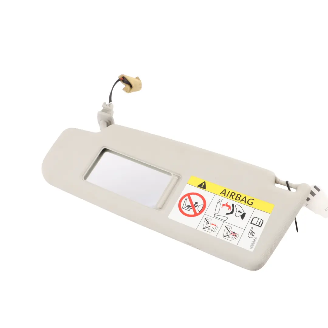 Mk6 Sun Visor Sunvisor Cover Panel Left N/S to VW Volkswagen Jetta A6 with Part number 5C6857551AE VW Volkswagen Jetta A6 Mk6 Sun Visor Sunvisor Cover Panel Left N/S - SKU 5C6857551AE - Part number 5C6857551AE