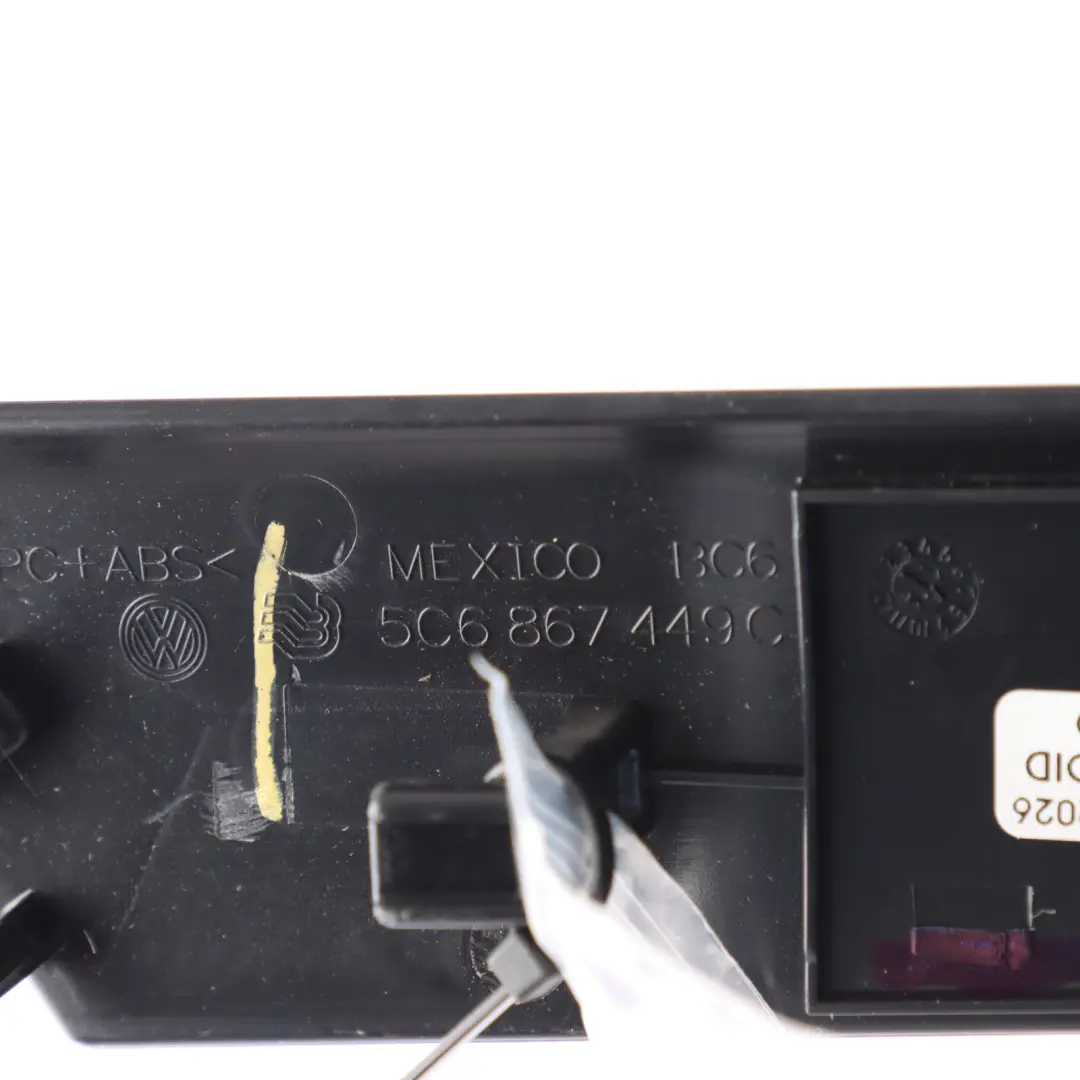 Door Trim Panel Cover Left N/S to Volkswagen VW Jetta 19E 1G2 A6 Rear with Part number 5C6867449C Volkswagen VW Jetta 19E 1G2 A6 Rear Door Trim Panel Cover Left N/S - SKU 5C6867449C - Part number 5C6867449C