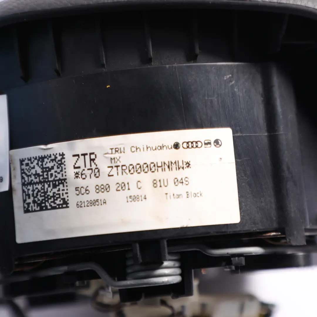 VW Jetta A6 Front Steering Wheel Driver Air Module Unit Right O/S - SKU 5C6880201C - Part number 5C6880201C