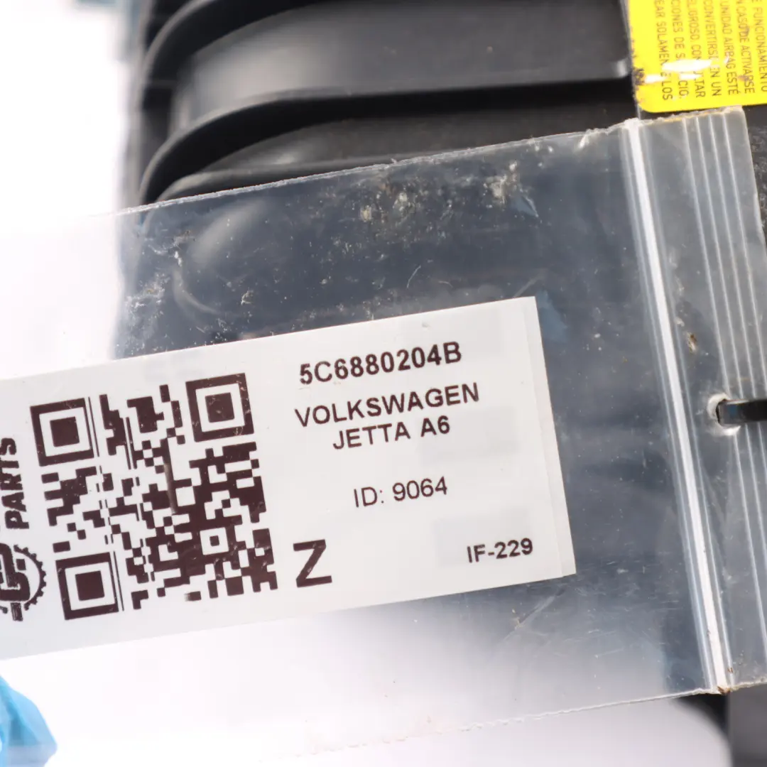 Volkswagen Jetta A6 Mk6 Dashboard Air Module Front Passenger Side - SKU 5C6880204B - Part number 5C6880204B