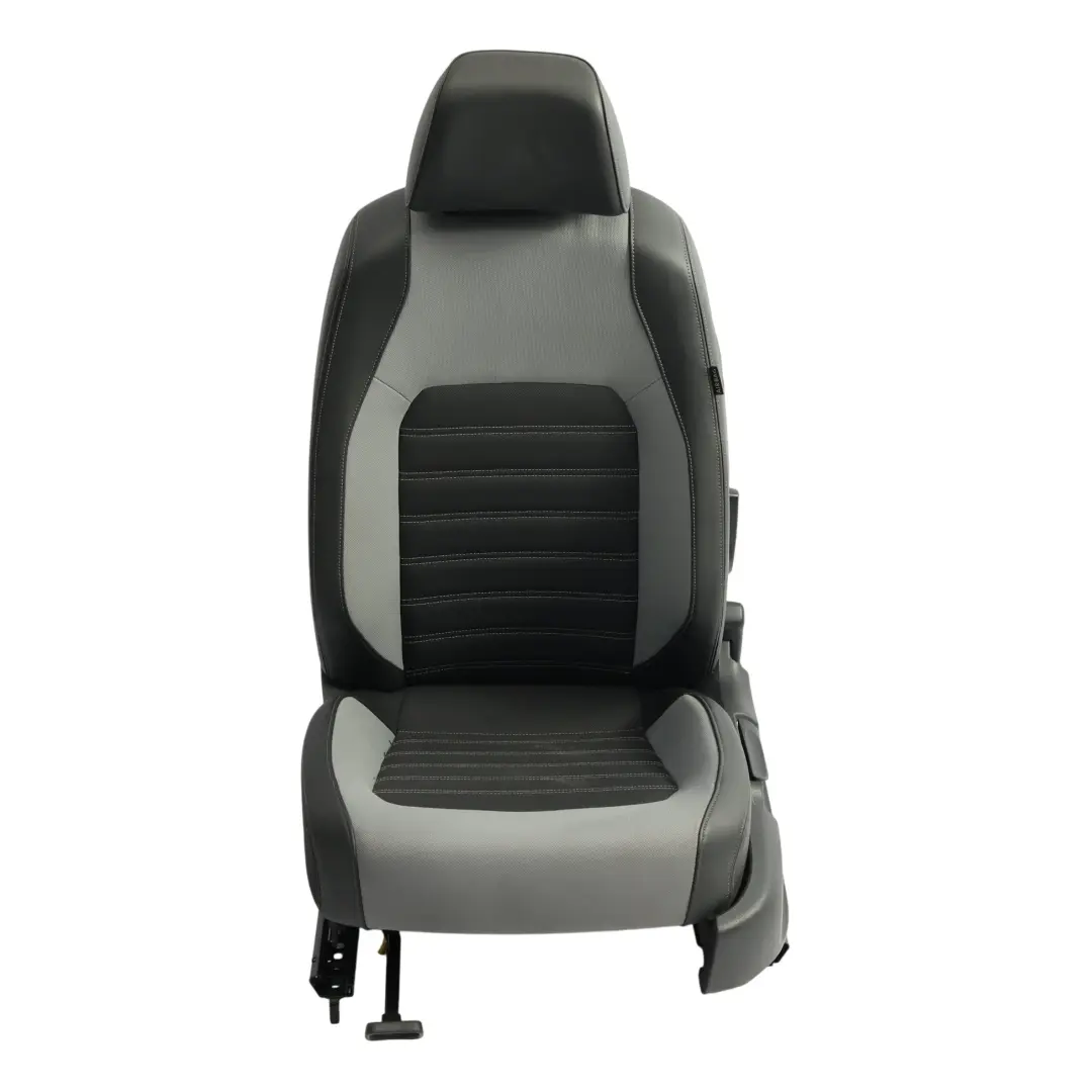 VW Volkswagen Jetta Mk6 A6 Sedile Anteriore Tessuto Pelle Titan Nero Sinistro - SKU 5C6881805HE-1 - Numero di parte 5C6881805HE