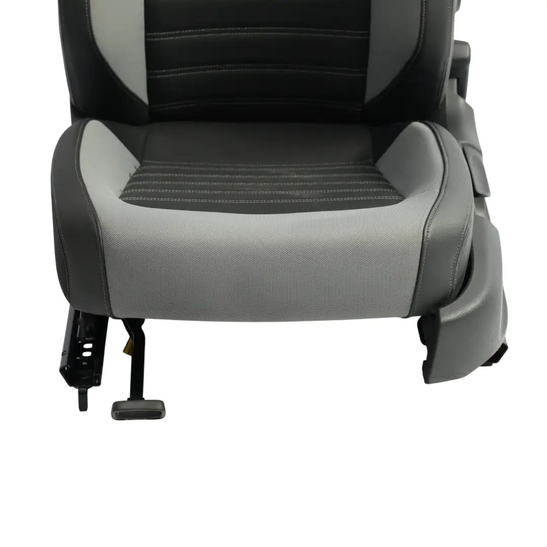 VW Volkswagen Jetta Mk6 A6 Front Seat Fabric Leather Titan Black Left N/S - SKU 5C6881805HE-1 - Part number 5C6881805HE