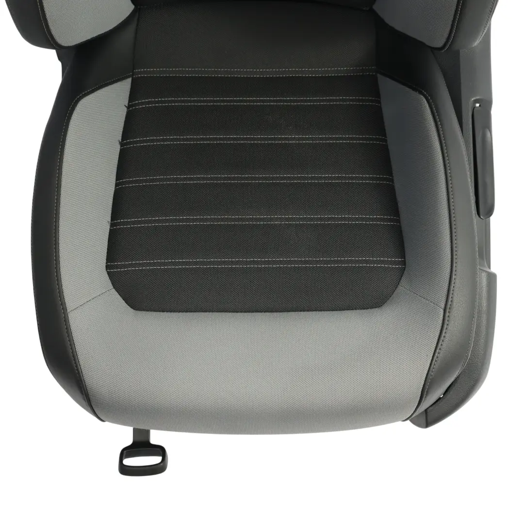 Mk6 A6 Front Seat Fabric Leather Titan Black Left N/S to VW Volkswagen Jetta with Part number 5C6881805HE VW Volkswagen Jetta Mk6 A6 Front Seat Fabric Leather Titan Black Left N/S - SKU 5C6881805HE-1 - Part number 5C6881805HE