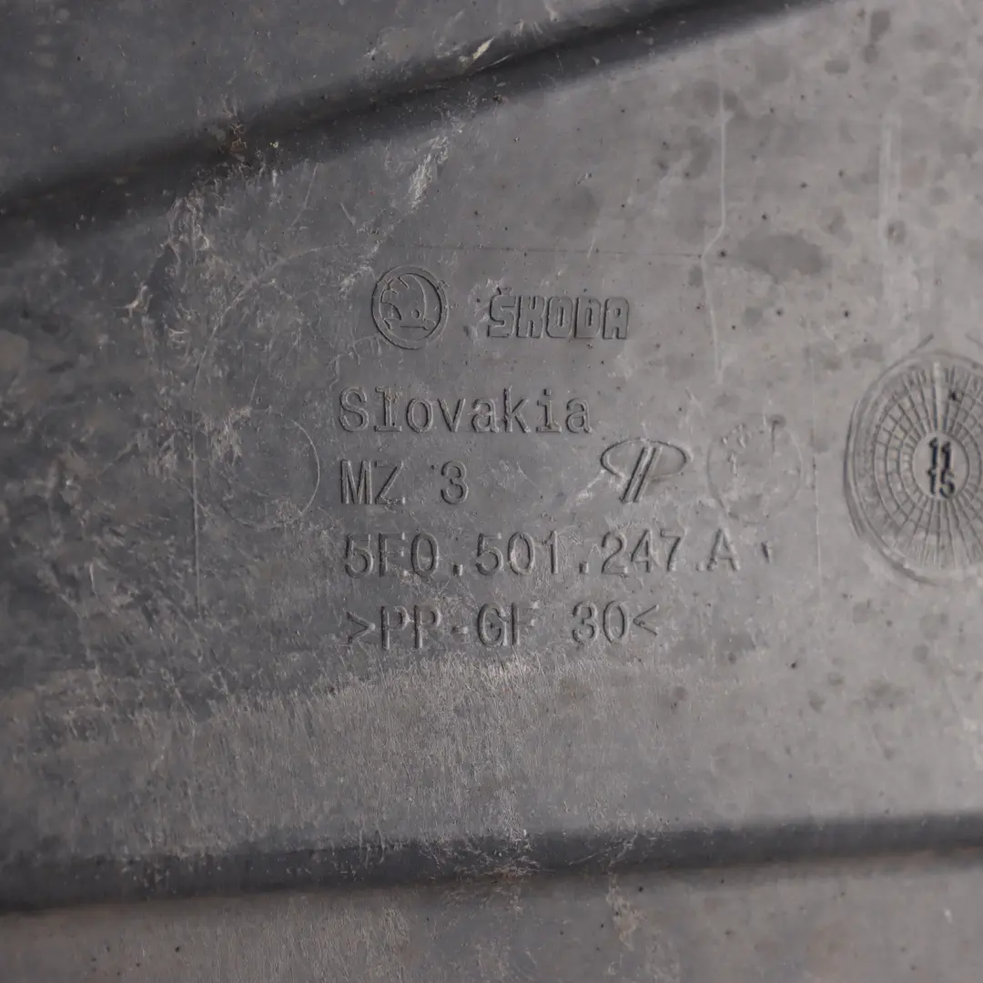 Skoda Octavia 5E Mk3 Rear Undertray Cover Panel Protection Underbody - SKU 5E0501247A - Part number 5E0501247A