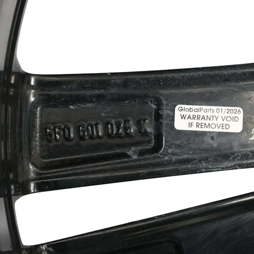 Seat Leon Cupra 5F Black Wheel Alloy Rim 19" 8J ET:50 - SKU 5F0601025K-3 - Part number 5F0601025K