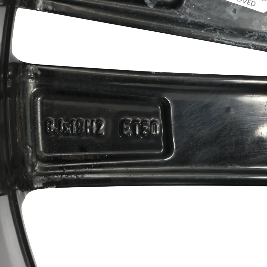 Seat Leon Cupra 5F Black Wheel Alloy Rim 19" 8J ET:50 - SKU 5F0601025K-3 - Part number 5F0601025K