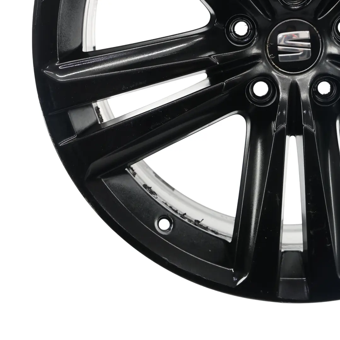 Seat Leon Cupra 5F Black Wheel Alloy Rim 19" 8J ET:50 - SKU 5F0601025K-3 - Part number 5F0601025K