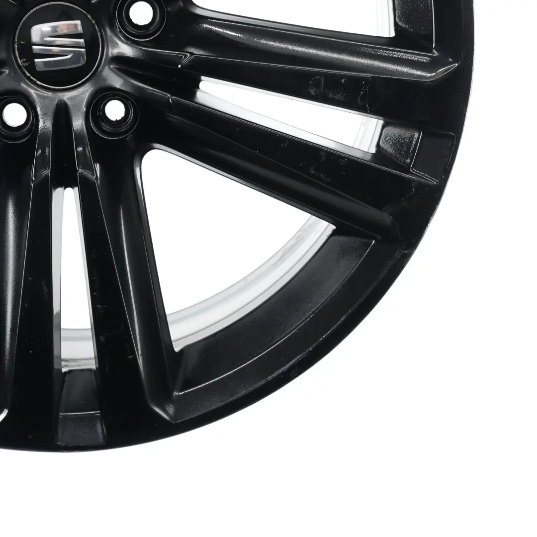 5F Black Wheel Alloy Rim 19" 8J ET:50 to Seat Leon Cupra with Part number 5F0601025K Seat Leon Cupra 5F Black Wheel Alloy Rim 19" 8J ET:50 - SKU 5F0601025K-3 - Part number 5F0601025K