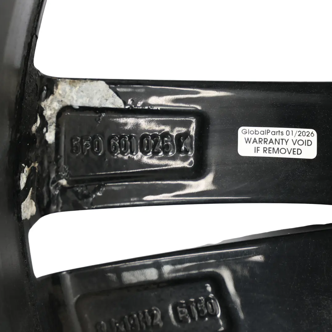 5F Black Wheel Alloy Rim 19" 8J ET:50 to Seat Leon Cupra with Part number 5F0601025K Seat Leon Cupra 5F Black Wheel Alloy Rim 19" 8J ET:50 - SKU 5F0601025K-4 - Part number 5F0601025K