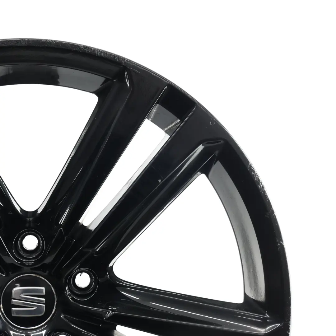 Seat Leon Cupra 5F Black Wheel Alloy Rim 19" 8J ET:50 - SKU 5F0601025K-4 - Part number 5F0601025K