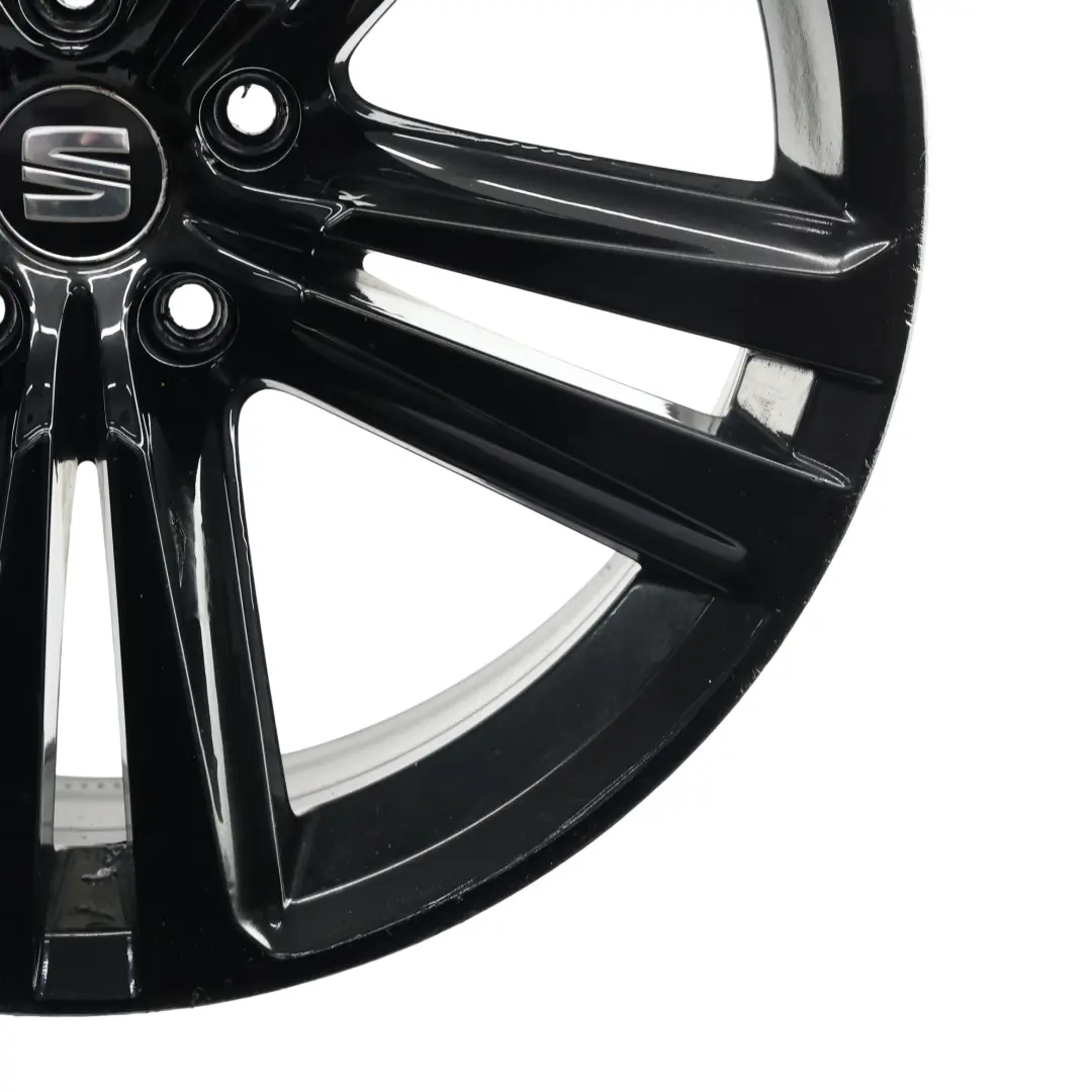 5F Black Wheel Alloy Rim 19" 8J ET:50 to Seat Leon Cupra with Part number 5F0601025K Seat Leon Cupra 5F Black Wheel Alloy Rim 19" 8J ET:50 - SKU 5F0601025K-4 - Part number 5F0601025K
