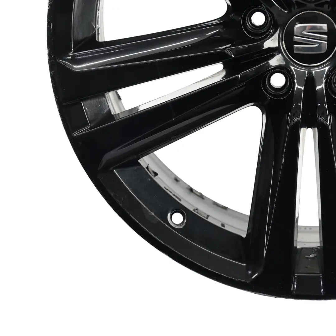 Seat Leon Cupra 5F Black Wheel Alloy Rim 19" 8J ET:50 - SKU 5F0601025K-4 - Part number 5F0601025K