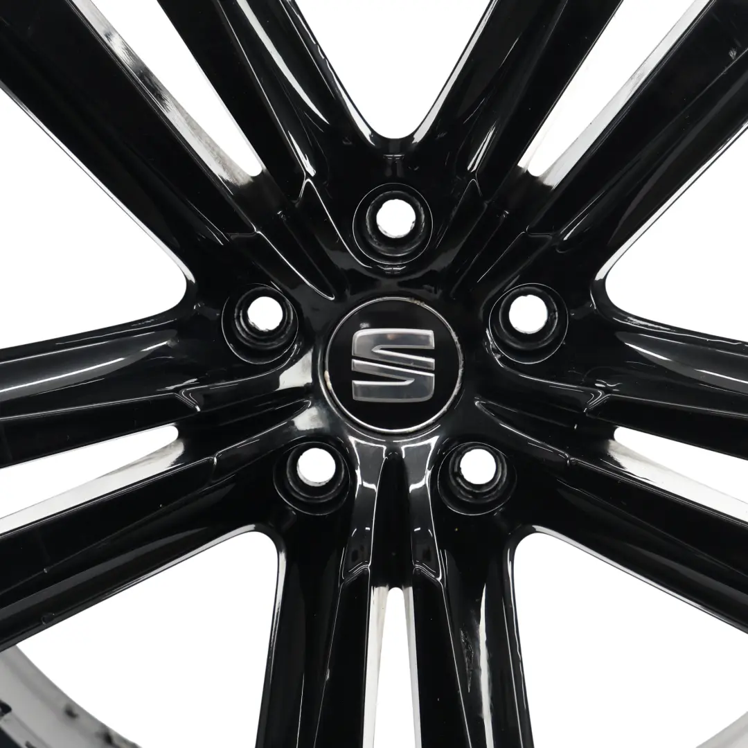 5F Black Wheel Alloy Rim 19" 8J ET:50 to Seat Leon Cupra with Part number 5F0601025K Seat Leon Cupra 5F Black Wheel Alloy Rim 19" 8J ET:50 - SKU 5F0601025K-4 - Part number 5F0601025K