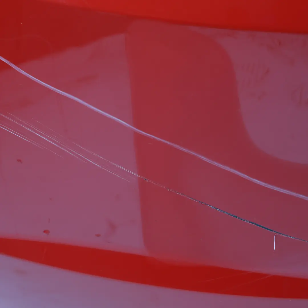 Seat Leon Mk3 Hatchback Rear Bumper Panel Cupra Cover Trim Emotion Red - S3H - SKU 5F0807421E-EMR - Part number 5F0807421E