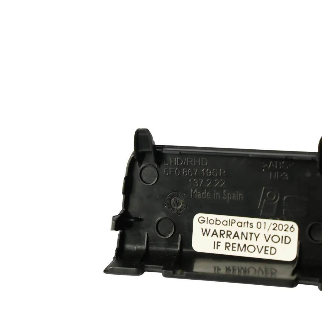 Seat Leon 5F Türkarte Schraube Abdeckung Trim Panel Vorne Rechts - SKU 5F0867196 - Teilenummer 5F0867196