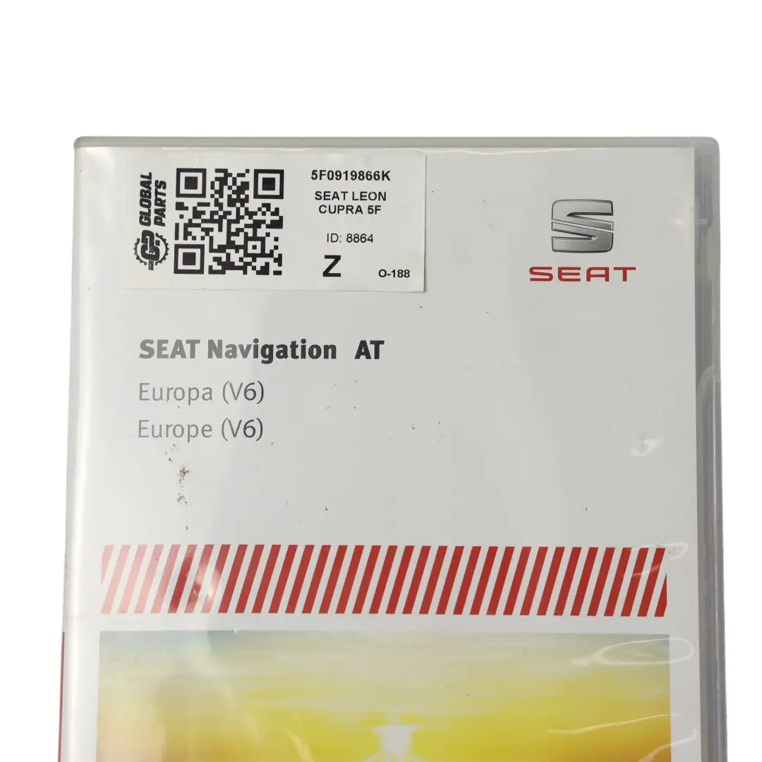 Navegación Tarjeta SD Sat Nav Mapa Piloto Europa para Seat Leon III con número de pieza 5F0919866K Seat Leon III Navegación Tarjeta SD Sat Nav Mapa Piloto Europa - SKU 5F0919866K - Número de pieza 5F0919866K