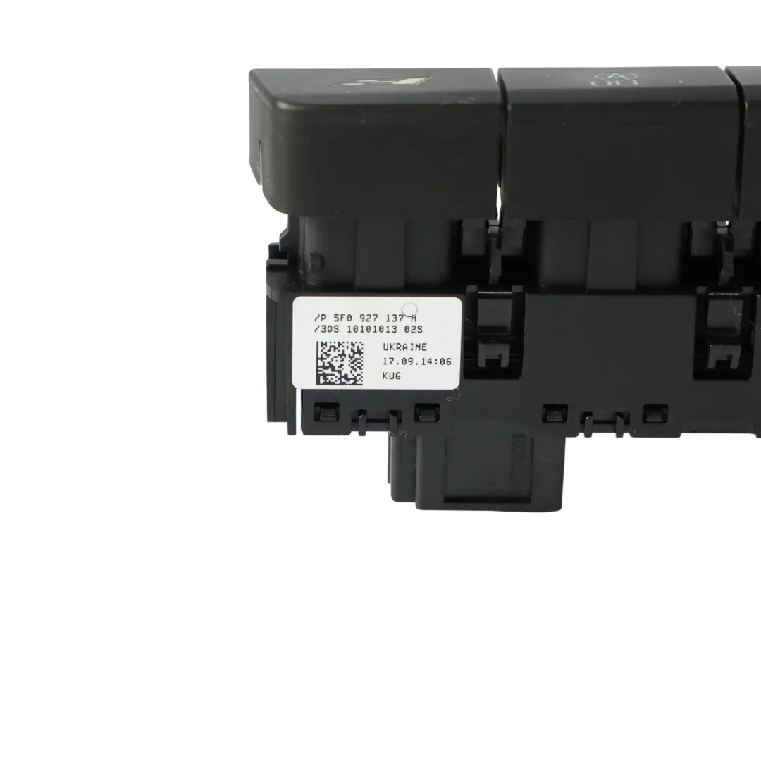 5F Modalità Auto Start Stop PDC Interruttore Pannello per Seat Leon Cupra con numero di parte 5F0927137H Seat Leon Cupra 5F Modalità Auto Start Stop PDC Interruttore Pannello - SKU 5F0927137H - Numero di parte 5F0927137H