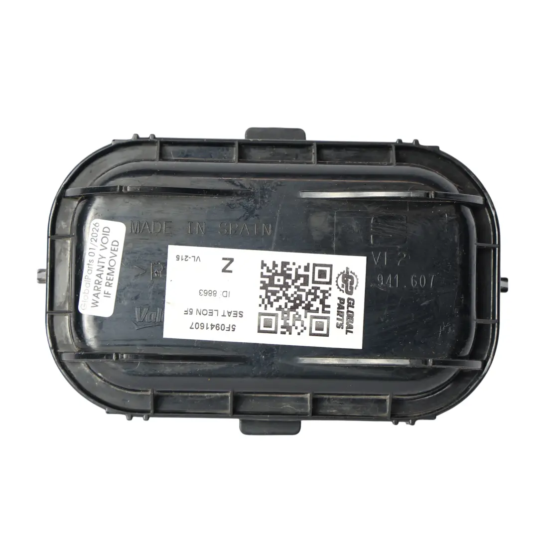Seat Leon Mk3 5F Tapa Faro Delantero Izquierdo Derecho - SKU 5F0941607 - Número de pieza 5F0941607