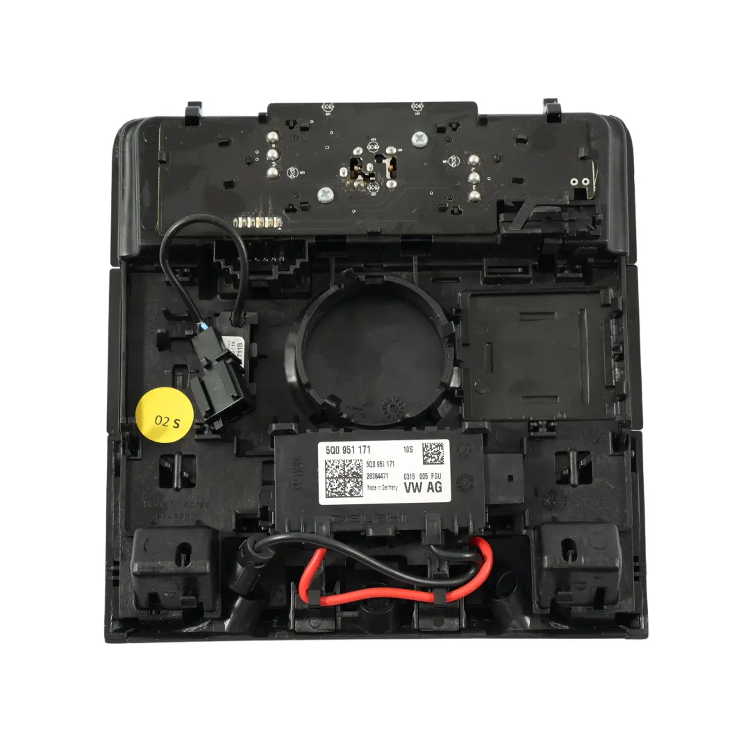 Seat Leon 5F Interior Roof Reading Courtesy Light Lamp Black - SKU 5F0947105AA - Part number 5F0947105AA