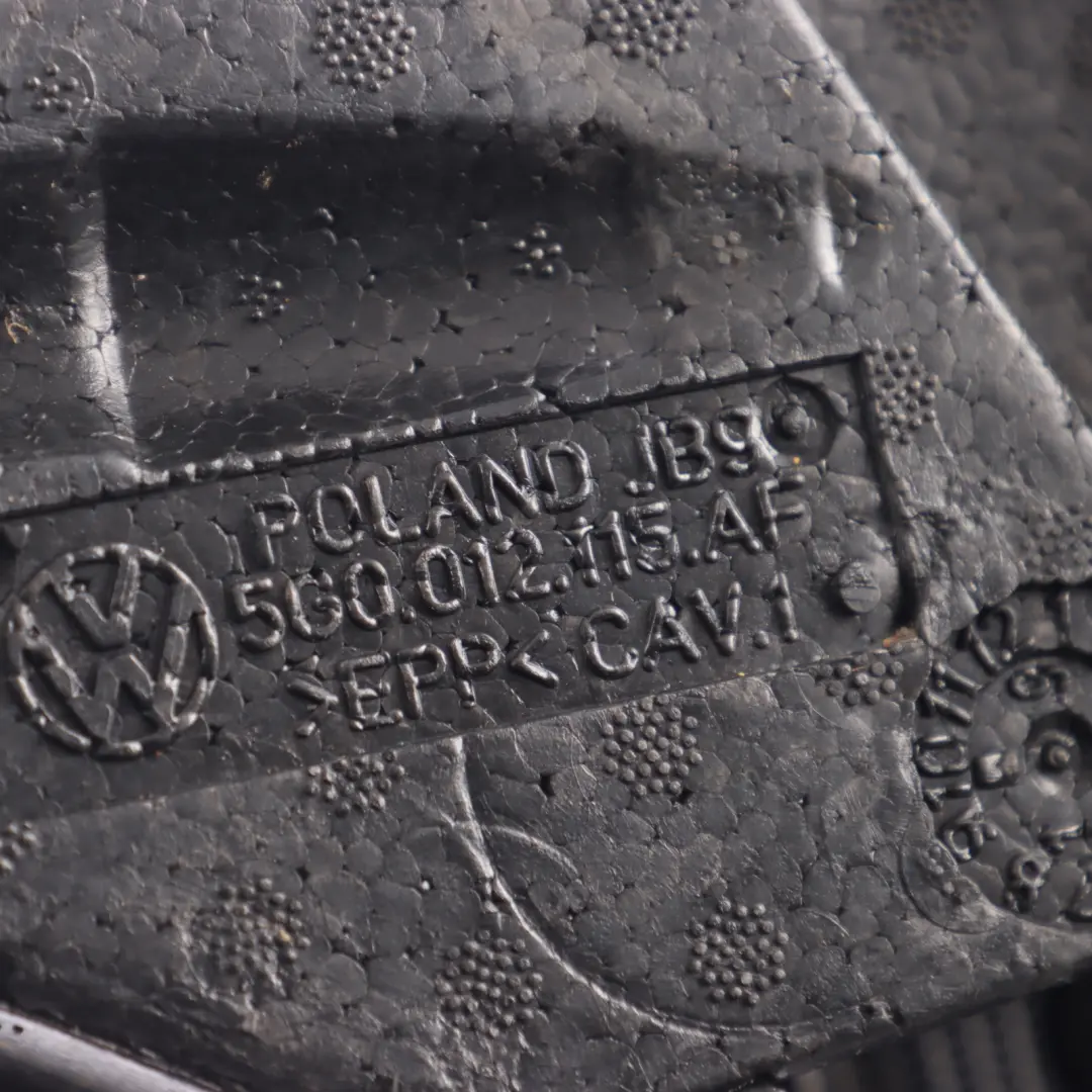 Toolbox Storage Lower Part to VW Volkswagen Golf Mk7 Rear Tailgate with Part number 5G0012115AF VW Volkswagen Golf Mk7 Rear Tailgate Toolbox Storage Lower Part - SKU 5G0012115AF - Part number 5G0012115AF