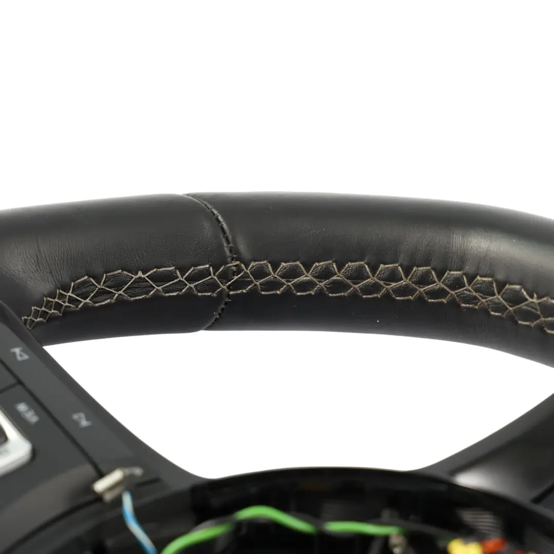 Volkswagen Golf Mk7 R Steering Wheel Black Leather Paddle Shift - SKU 5G0419091LK - Part number 5G0419091LK