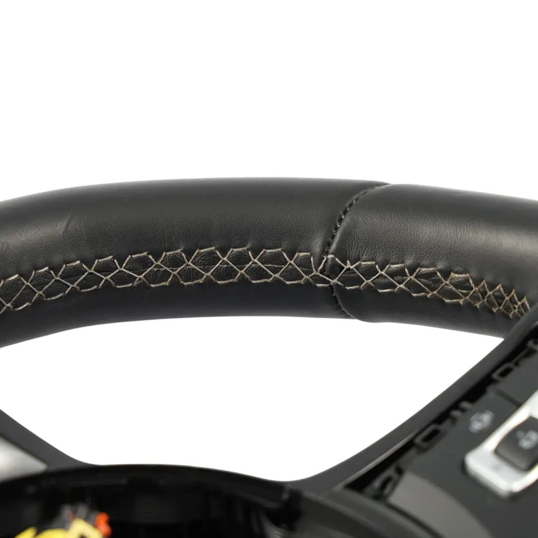 Volkswagen Golf Mk7 R Steering Wheel Black Leather Paddle Shift - SKU 5G0419091LK - Part number 5G0419091LK