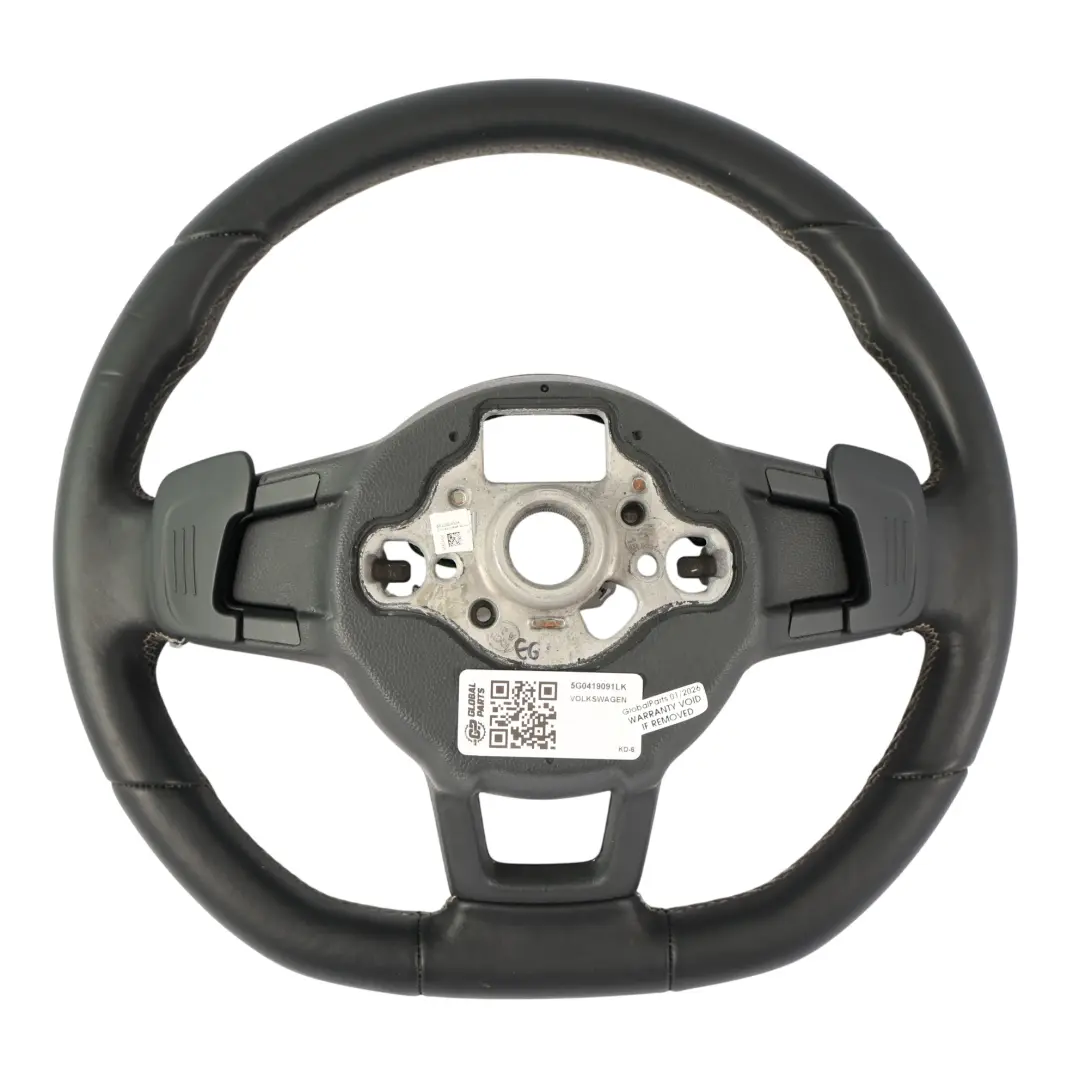 Cuero Negro Palanca de Cambio para Volkswagen Golf Mk7 R Volante con número de pieza 5G0419091LK Volkswagen Golf Mk7 R Volante Cuero Negro Palanca de Cambio - SKU 5G0419091LK - Número de pieza 5G0419091LK