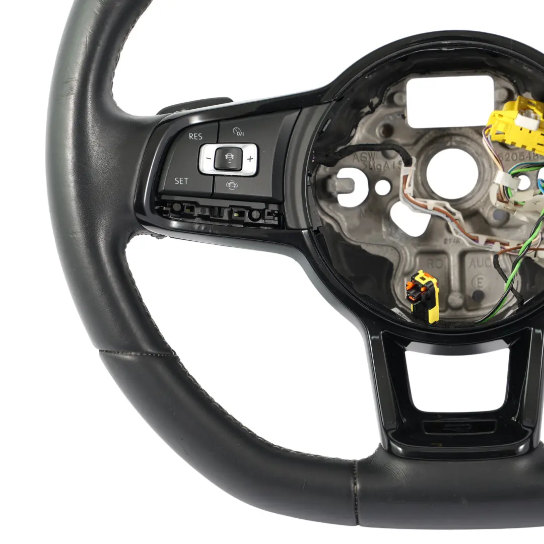 VW Golf Mk7 R Volant Cuir Noir Avec Palettes Changement Vitesse - SKU 5G0419091LK - Numéro de pièce 5G0419091LK