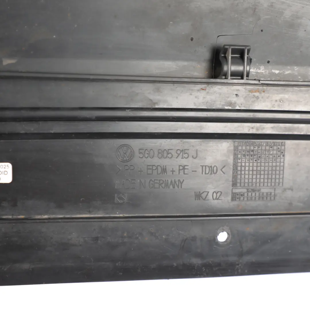 VW Volkswagen Golf Mk7 5G Front Bumper Undertray Guard Lower Trim - SKU 5G0805915J - Part number 5G0805915J