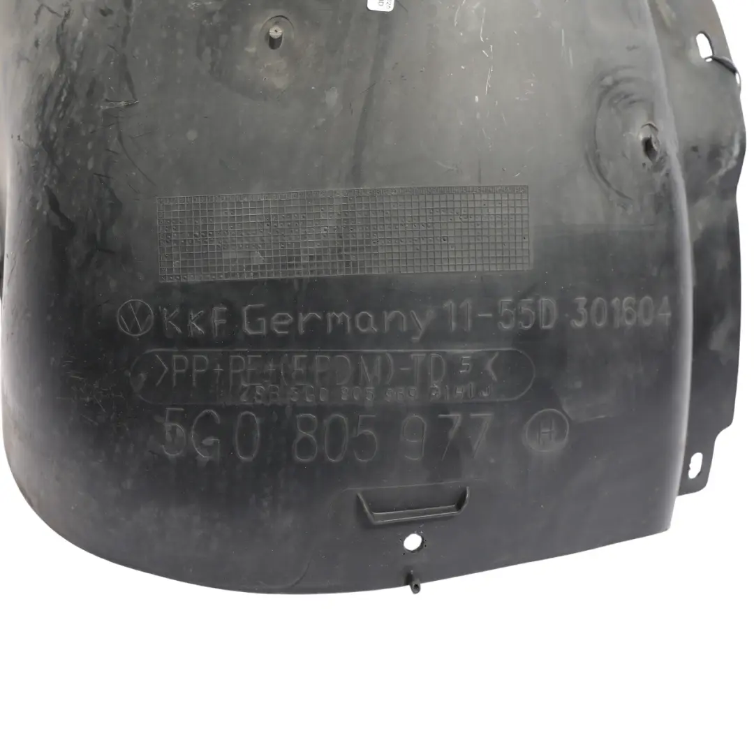 Arch Front Left N/S Liner Housing Panel to Volkswagen VW Golf SV Wheel with Part number 5G0805969P Volkswagen VW Golf SV Wheel Arch Front Left N/S Liner Housing Panel - SKU 5G0805969P - Part number 5G0805969P