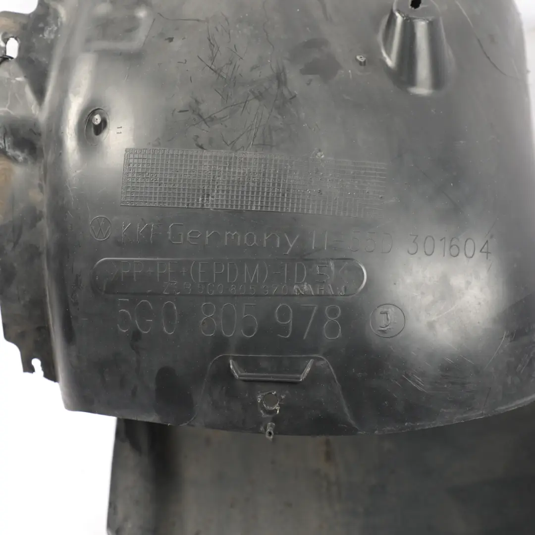 5G Wheel Arch Liner Housing Panel Right O/S to Volkswagen VW Golf with Part number 5G0805978J Volkswagen VW Golf 5G Wheel Arch Liner Housing Panel Right O/S - SKU 5G0805978J - Part number 5G0805978J