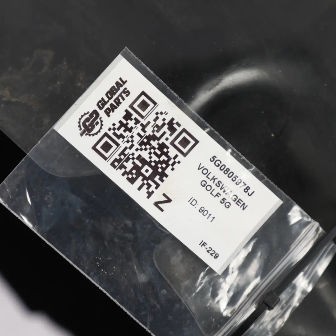 Volkswagen VW Golf 5G Wheel Arch Liner Housing Panel Right O/S - SKU 5G0805978J - Part number 5G0805978J