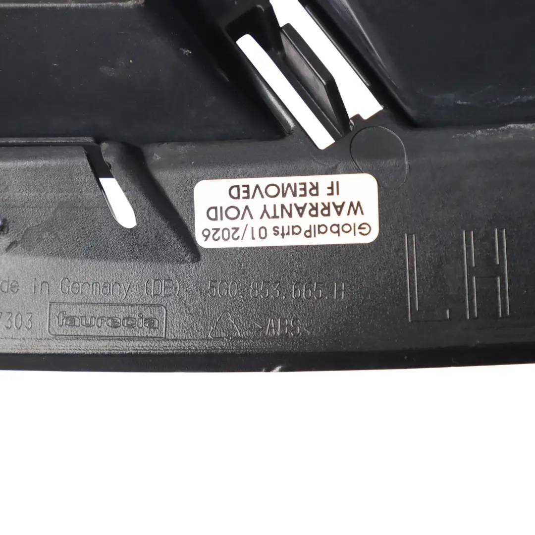 Volkswagen Golf Mk7 5G Front Bumper Fog light Grille Cover Left N/S - SKU 5G0853665H - Part number 5G0853665H