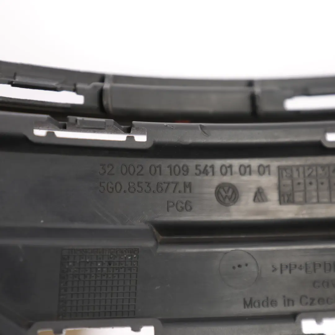 VW Volkswagen Golf Mk7 5G Front Bumper Lower Grill - SKU 5G0853677M - Part number 5G0853677M