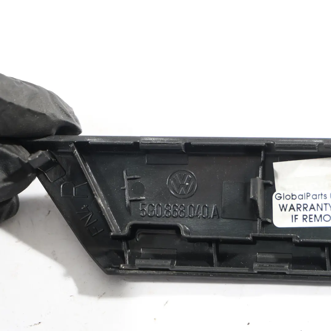 Door Cover Trim Panel Right O/S to Volkswagen Golf Mk7 Rear with Part number 5G0868040A Volkswagen Golf Mk7 Rear Door Cover Trim Panel Right O/S - SKU 5G0868040A - Part number 5G0868040A
