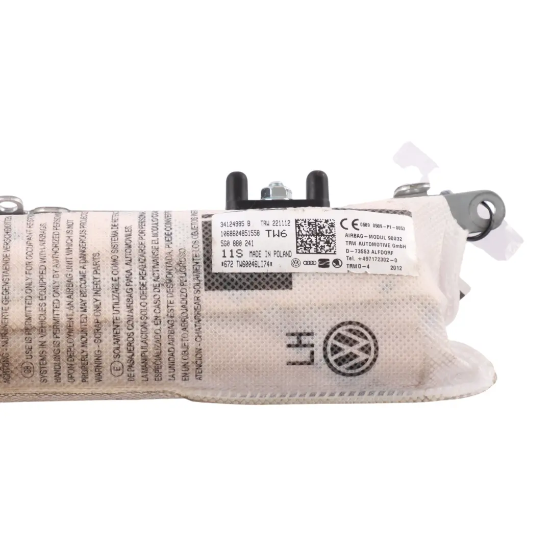 Volkswagen VW Golf 5G Mk7 Airbag Unit D Front Left N/S - SKU 5G0880241 - Part number 5G0880241